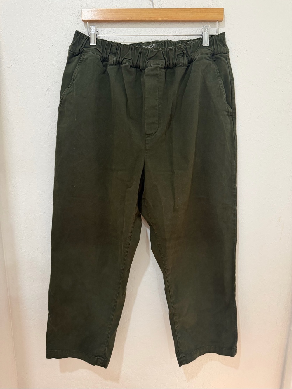 TOAST Relaxed Olive Green Women’s  Cotton Pants